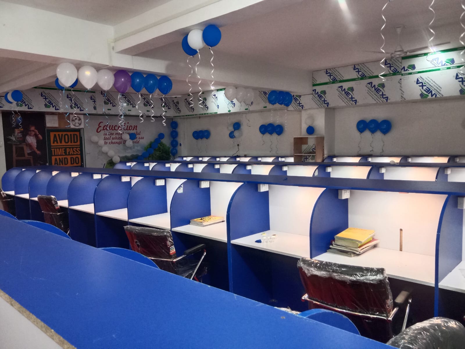 Clean and organized study environment